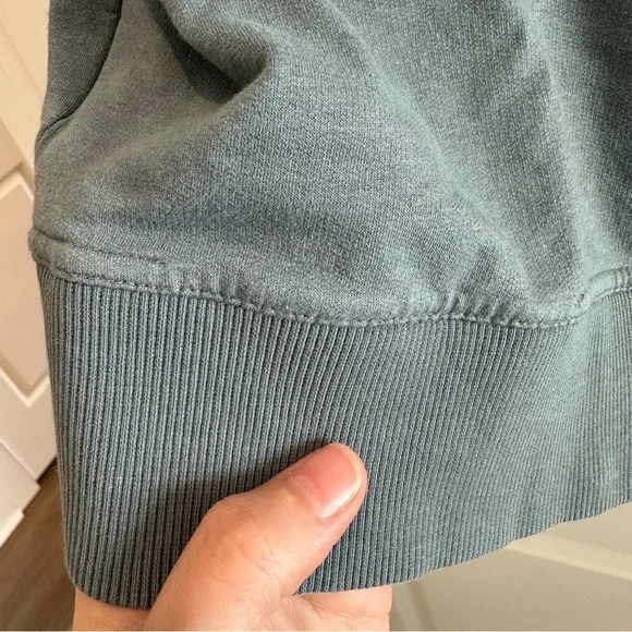 Tasc Performance Teal Crew Neck Sweatshirt - Picture 6 of 7